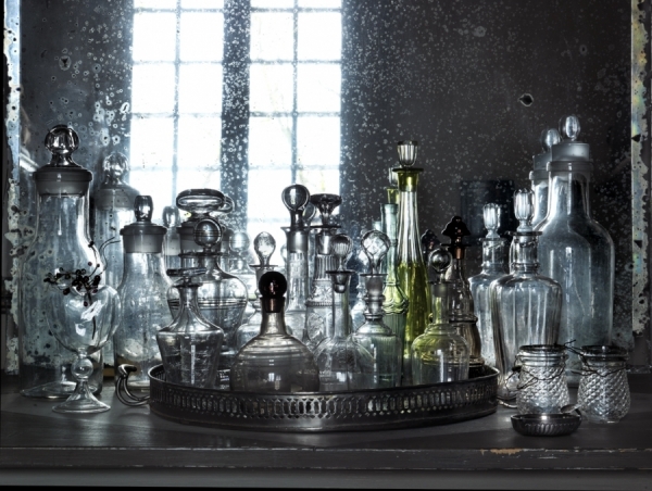 Photograph Simon Brown Decanters And Mirror on One Eyeland